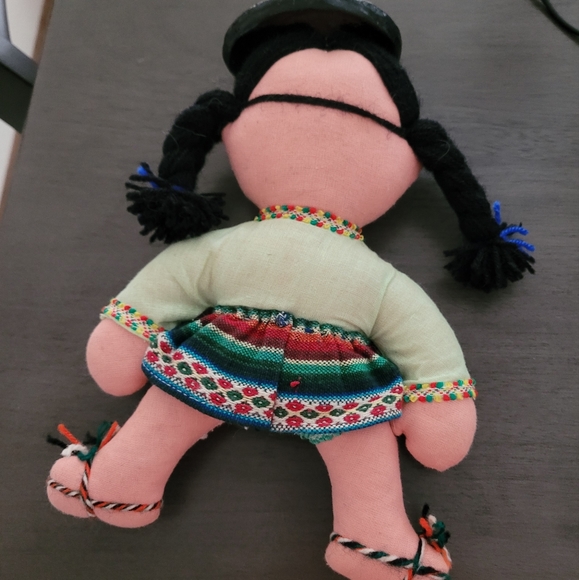 Handmade Bolivian Quechua/Cholita  Doll - Picture 2 of 4